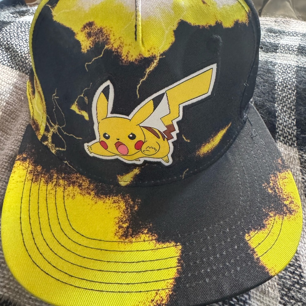 Pikachu Black and Yellow Cap